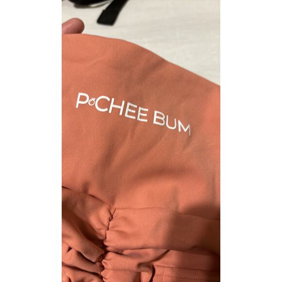 PCHEE BUM Scrunch Pocket Legging Coral M - Picture 4 of 4